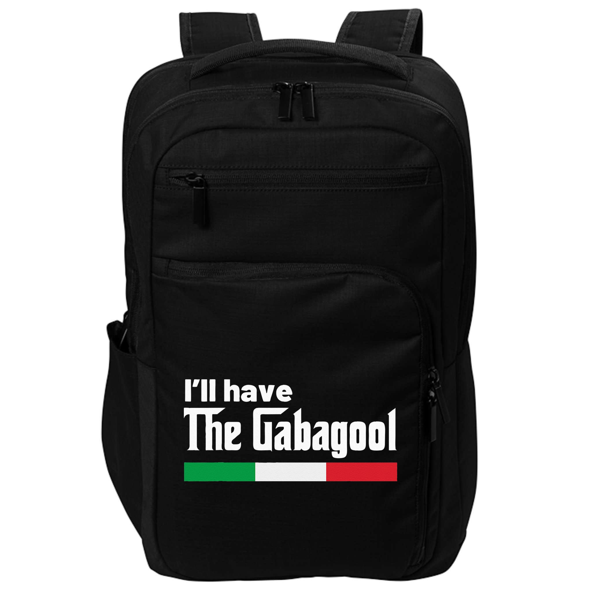 Gabagool Italy Gifts for Italians Capicola NJ New Jersey Impact Tech Backpack