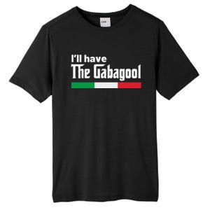 Gabagool Italy Gifts for Italians Capicola NJ New Jersey Tall Fusion ChromaSoft Performance T-Shirt