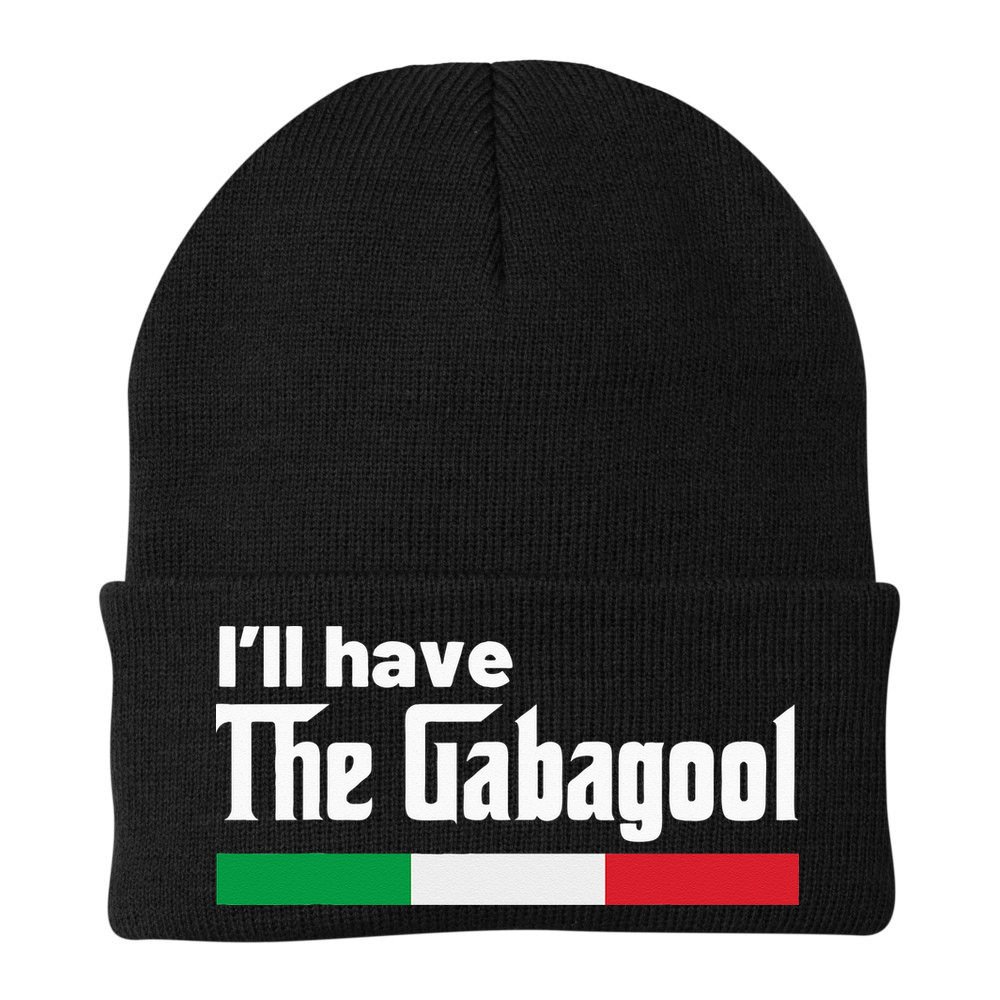 Gabagool Italy Gifts for Italians Capicola NJ New Jersey Beanie