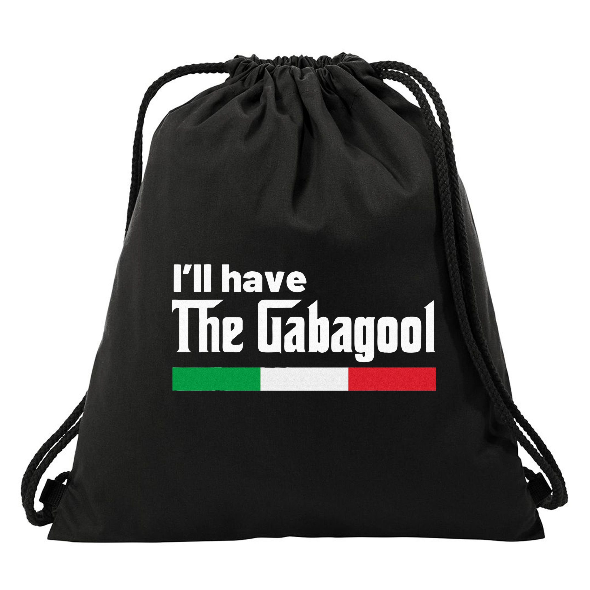 Gabagool Italy Gifts for Italians Capicola NJ New Jersey Drawstring Bag