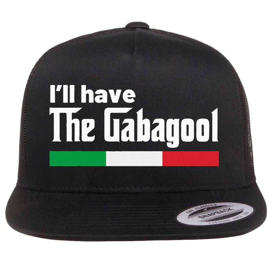 Gabagool Italy Gifts for Italians Capicola NJ New Jersey Flat Bill Trucker Hat