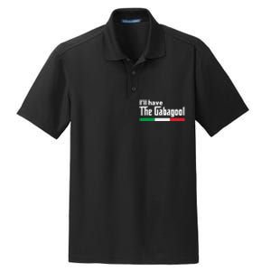 Gabagool Italy Gifts for Italians Capicola NJ New Jersey Dry Zone Grid Polo