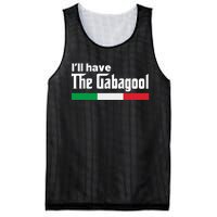 Gabagool Italy Gifts for Italians Capicola NJ New Jersey Mesh Reversible Basketball Jersey Tank