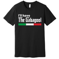 Gabagool Italy Gifts for Italians Capicola NJ New Jersey Premium T-Shirt