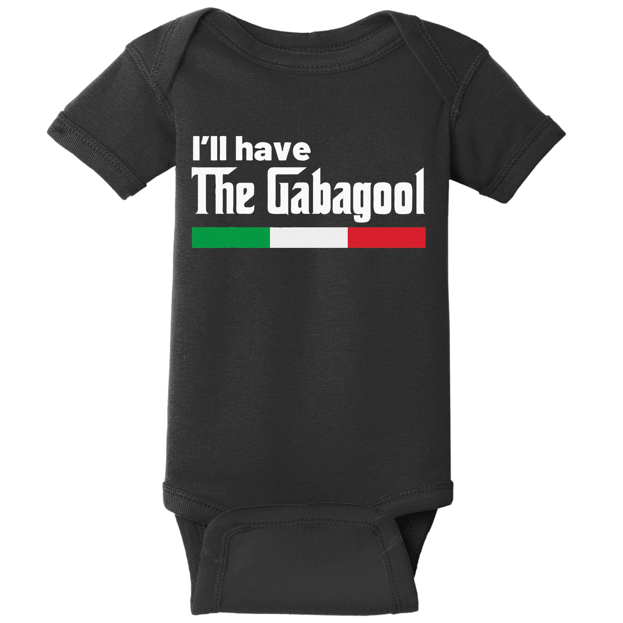 Gabagool Italy Gifts for Italians Capicola NJ New Jersey Baby Bodysuit