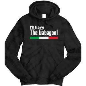 Gabagool Italy Gifts for Italians Capicola NJ New Jersey Tie Dye Hoodie