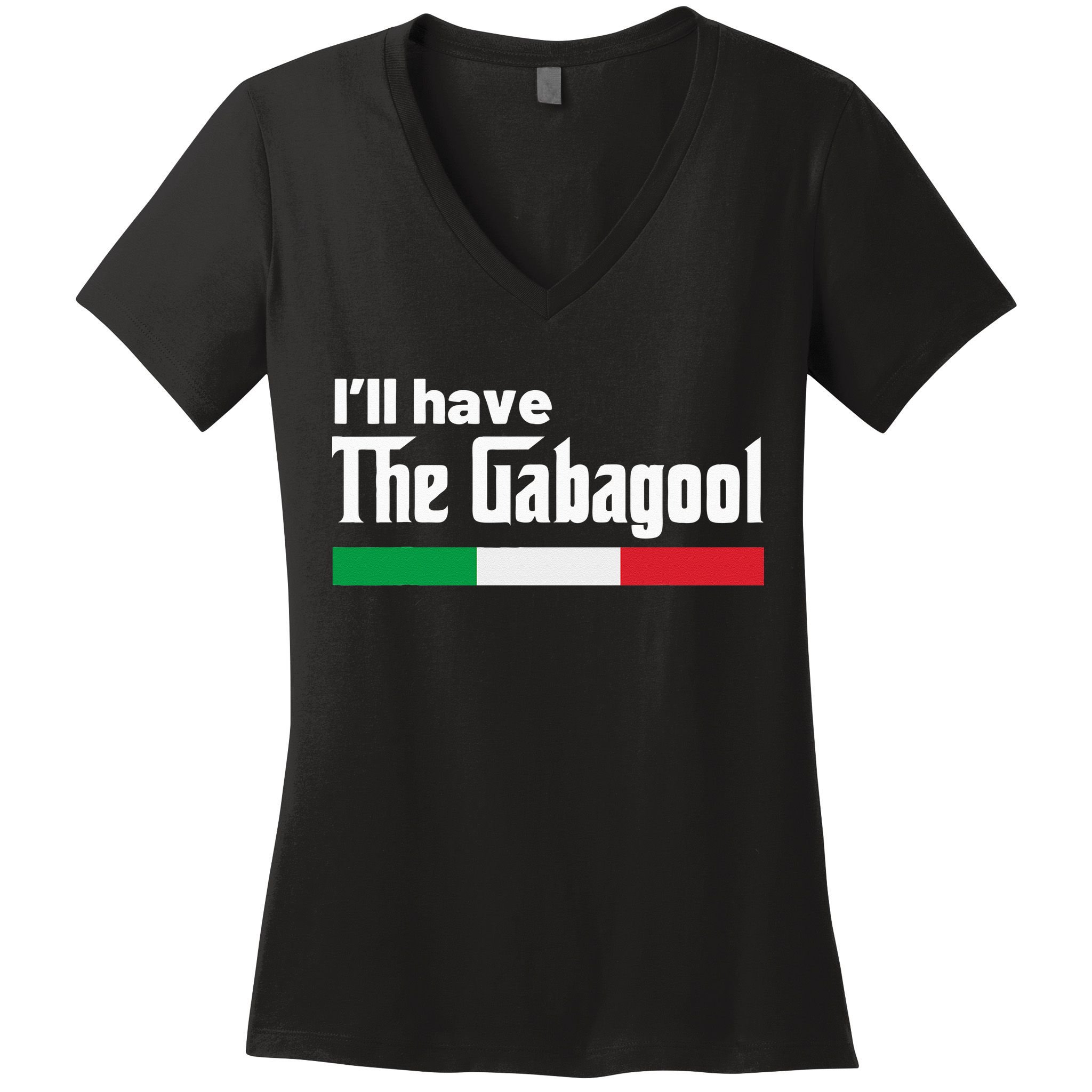 Gabagool Italy Gifts for Italians Capicola NJ New Jersey Women's V-Neck T-Shirt