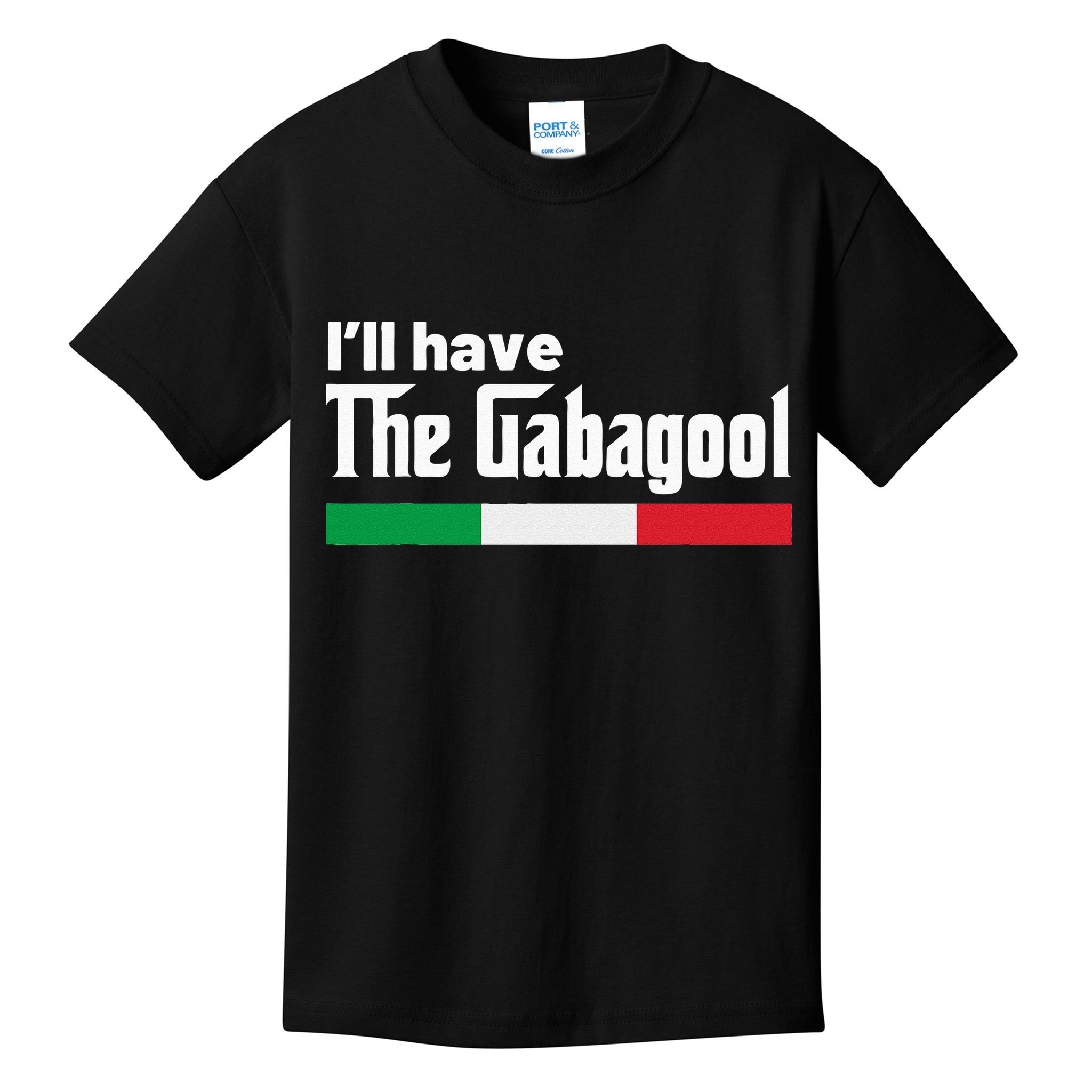 Gabagool Italy Gifts for Italians Capicola NJ New Jersey Kids T-Shirt