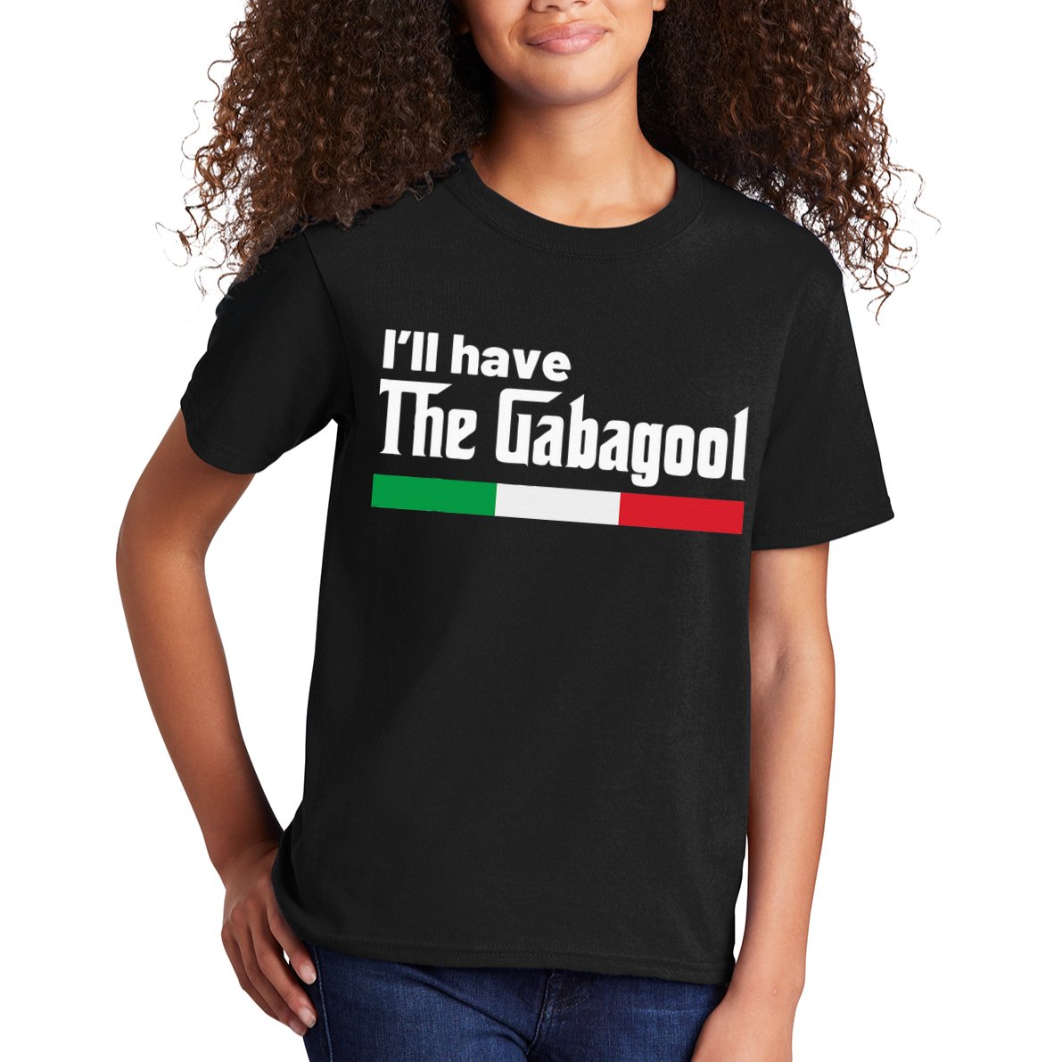 Gabagool Italy Gifts for Italians Capicola NJ New Jersey Kids T-Shirt