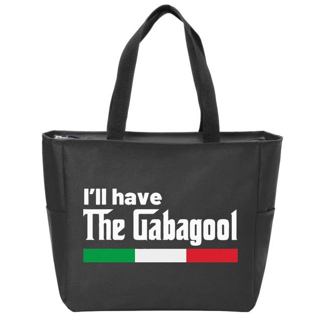 Gabagool Italy Gifts for Italians Capicola NJ New Jersey Zip Tote Bag