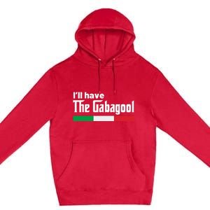 Gabagool Italy Gifts for Italians Capicola NJ New Jersey Premium Pullover Hoodie