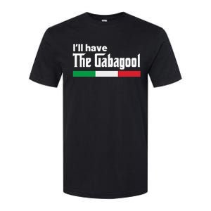 Gabagool Italy Gifts for Italians Capicola NJ New Jersey Softstyle CVC T-Shirt