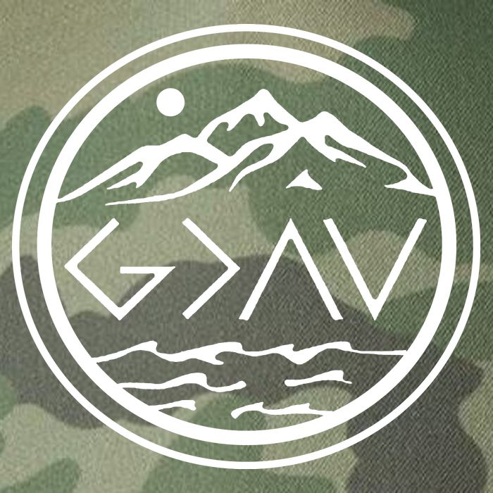 God Is Greater Than The High And Lows Graphic Inspirational Christian Mountain Legacy Tie Dye Trucker Hat
