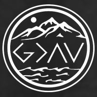God Is Greater Than The High And Lows Graphic Inspirational Christian Mountain 25L Jumbo Tote