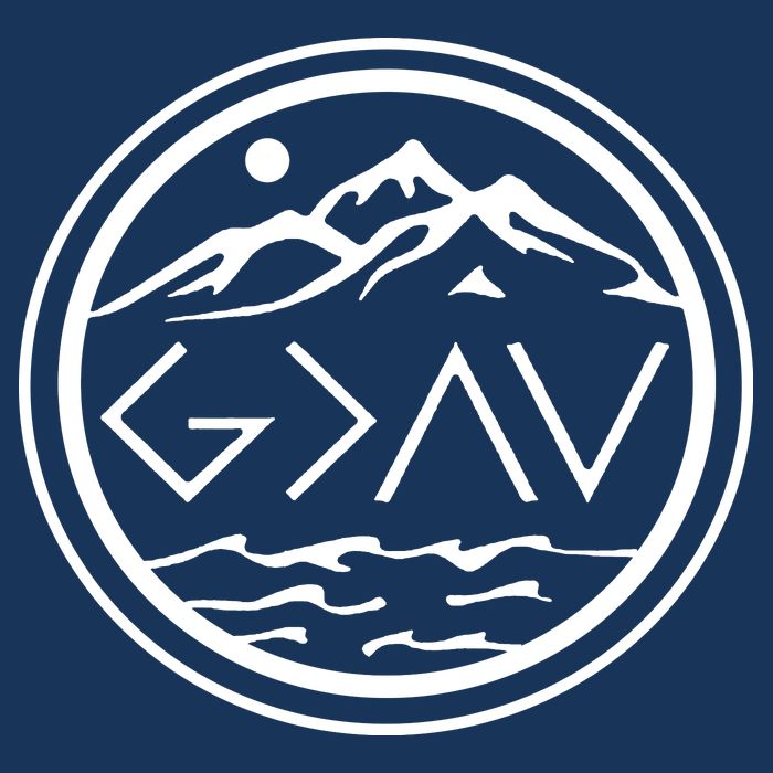 God Is Greater Than The High And Lows Graphic Inspirational Christian Mountain Infant Baby Jersey Bodysuit