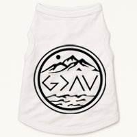 God Is Greater Than The High And Lows Graphic Inspirational Christian Mountain Doggie Tank