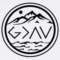 God Is Greater Than The High And Lows Graphic Inspirational Christian Mountain Full-Length Apron With Pockets