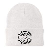 God Is Greater Than The High And Lows Graphic Inspirational Christian Mountain Beanie