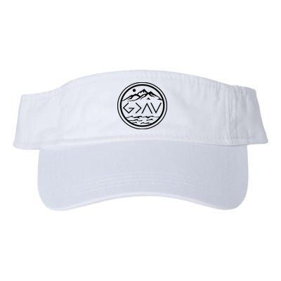 God Is Greater Than The High And Lows Graphic Inspirational Christian Mountain Visor
