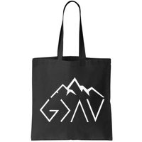 God Is Greater Than The Highs And Lows Minimalist Mountains Bag