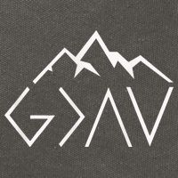 God Is Greater Than The Highs And Lows Minimalist Mountains Cotton Canvas Backpack