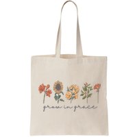 Grow In Grace Wildflower Boho Christian Scripture Religious Bag