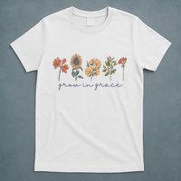 Grow In Grace Wildflower Boho Christian Scripture Religious T-Shirt