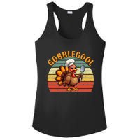 Gobblegool Italian Gobble Turkey Day Fall Thanksgiving Ladies PosiCharge Competitor Racerback Tank