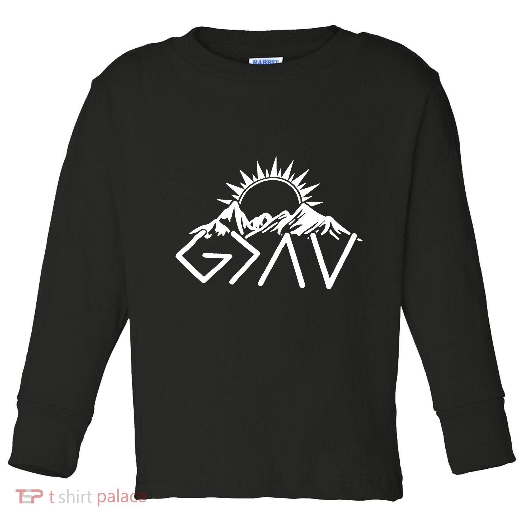 God Is Greater Than High And Lows Shirt Give God Country Music Cowboy Camp Toddler Long Sleeve Shirt