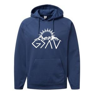 God Is Greater Than High And Lows Shirt Give God Country Music Cowboy Camp Performance Fleece Hoodie