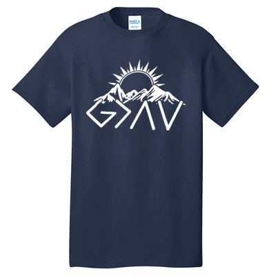 God Is Greater Than High And Lows Shirt Give God Country Music Cowboy Camp Tall T-Shirt