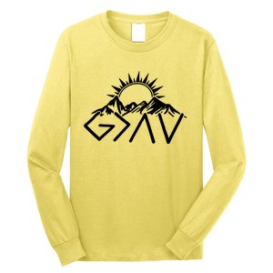 God Is Greater Than High And Lows Shirt Give God Country Music Cowboy Camp Long Sleeve Shirt