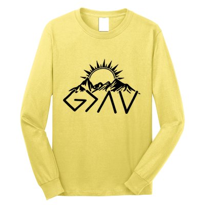 God Is Greater Than High And Lows Shirt Give God Country Music Cowboy Camp Long Sleeve Shirt