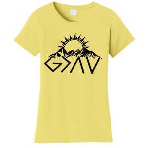 God Is Greater Than High And Lows Shirt Give God Country Music Cowboy Camp Women's T-Shirt