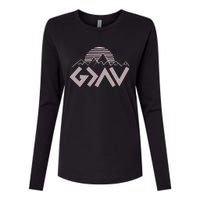 God Is Greater Than The Highs And Lows Womens Cotton Relaxed Long Sleeve T-Shirt