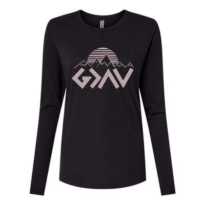 God Is Greater Than The Highs And Lows Womens Cotton Relaxed Long Sleeve T-Shirt