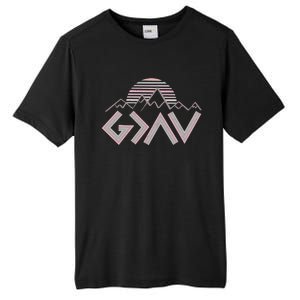 God Is Greater Than The Highs And Lows Tall Fusion ChromaSoft Performance T-Shirt