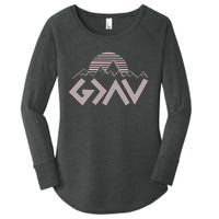 God Is Greater Than The Highs And Lows Women's Perfect Tri Tunic Long Sleeve Shirt