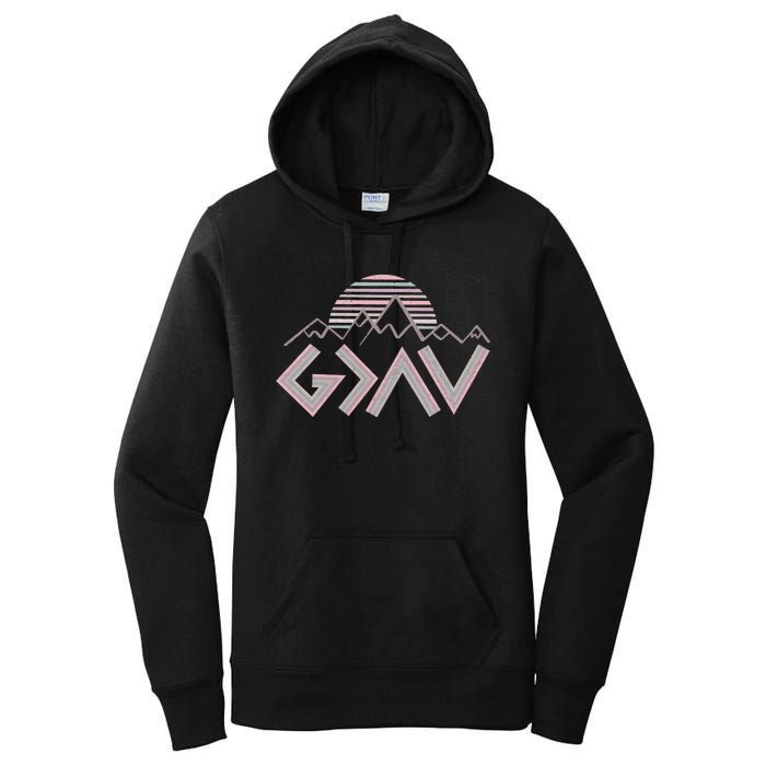 God Is Greater Than The Highs And Lows Women's Pullover Hoodie