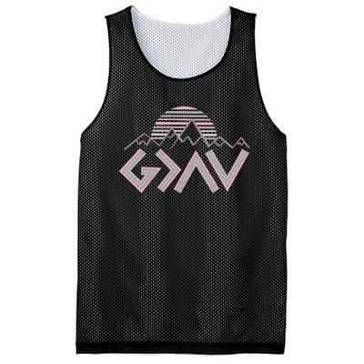 God Is Greater Than The Highs And Lows Mesh Reversible Basketball Jersey Tank