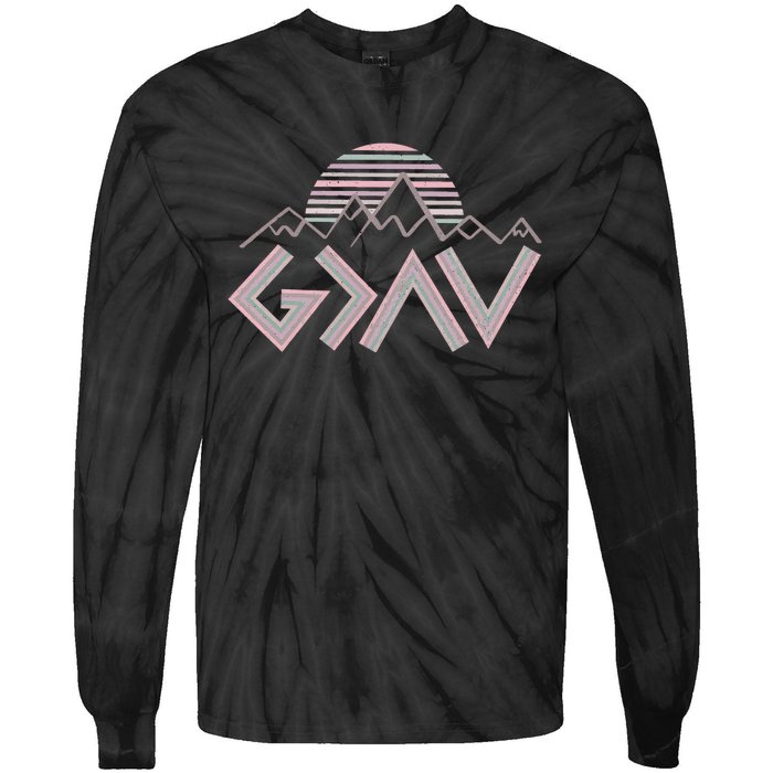 God Is Greater Than The Highs And Lows Tie-Dye Long Sleeve Shirt