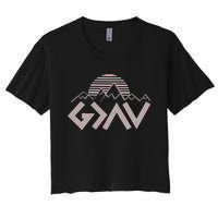 God Is Greater Than The Highs And Lows Women's Crop Top Tee