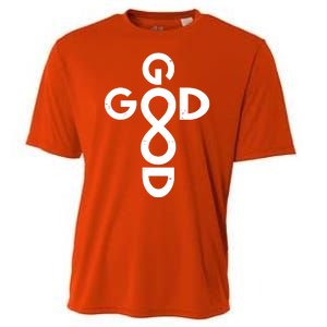 Good Is Good Cross Jesus Logo Cooling Performance Crew T-Shirt