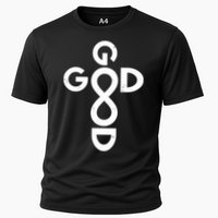 Good Is Good Cross Jesus Logo Cooling Performance Crew T-Shirt