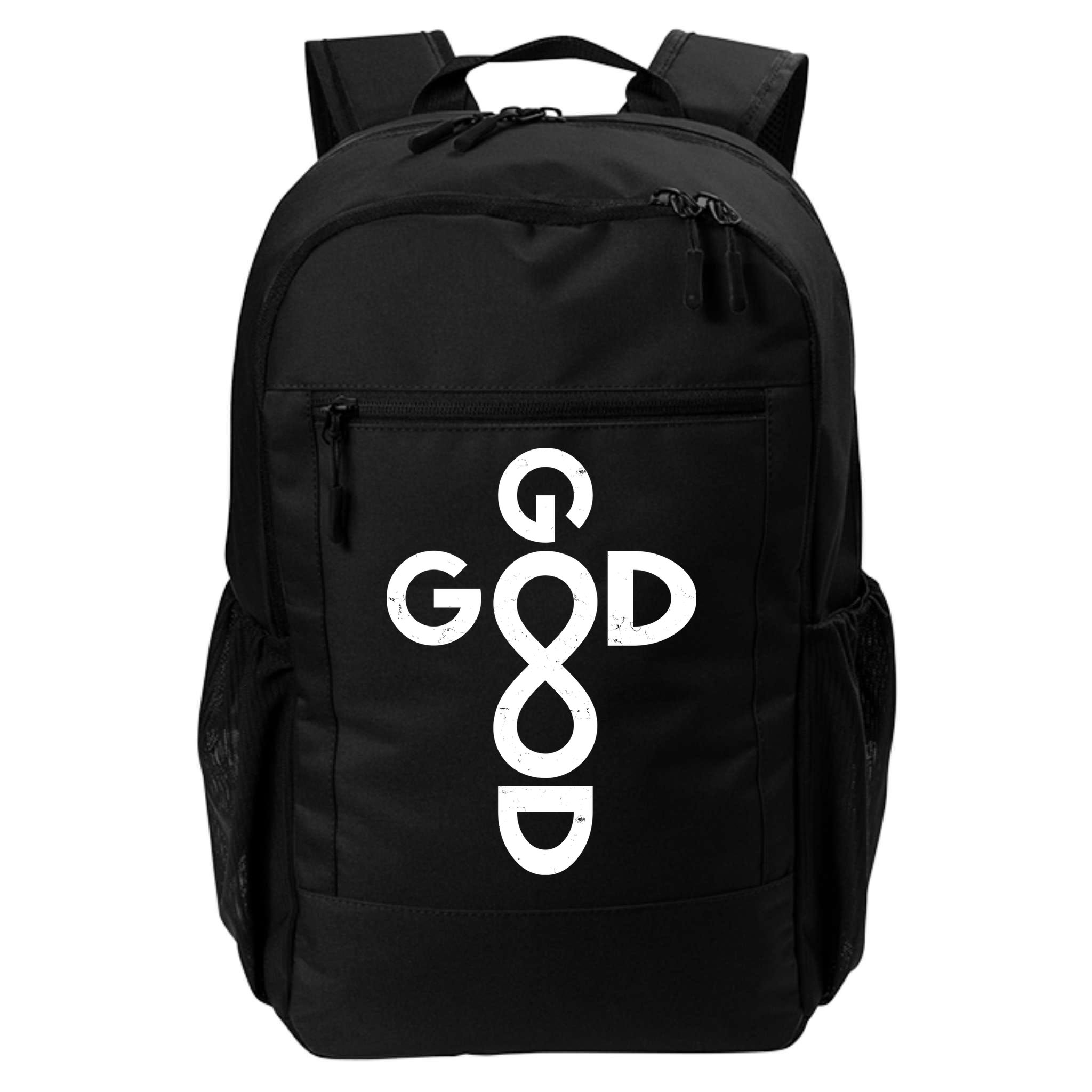 Good Is Good Cross Jesus Logo Backpack
