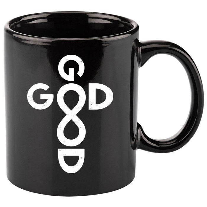 Good Is Good Cross Jesus Logo 11oz C Handle Ceramic Mug