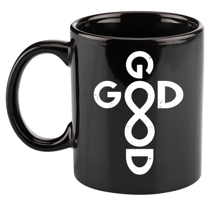 Good Is Good Cross Jesus Logo 11oz C Handle Ceramic Mug