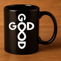 Good Is Good Cross Jesus Logo 11oz C Handle Ceramic Mug