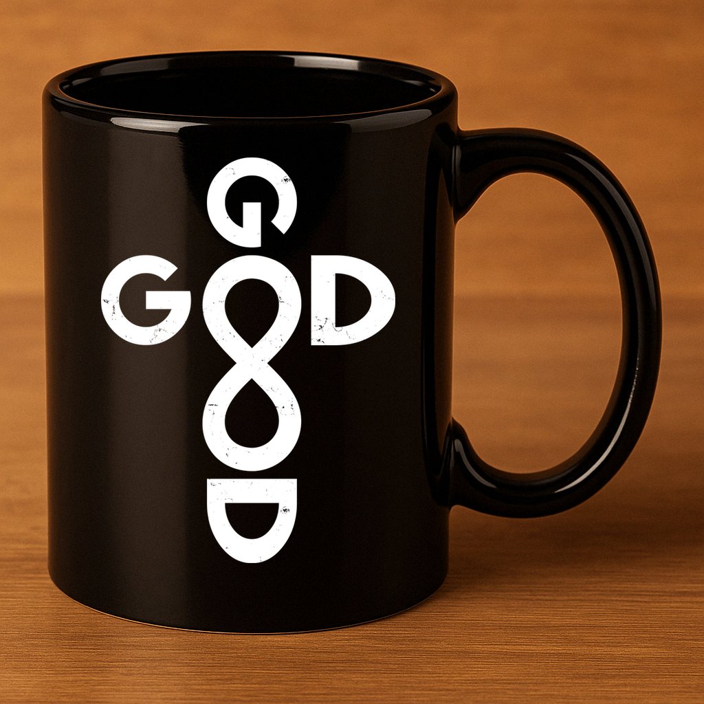 Good Is Good Cross Jesus Logo 11oz C Handle Ceramic Mug