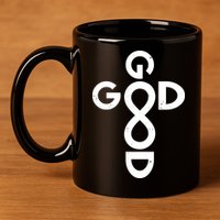 Good Is Good Cross Jesus Logo 11oz C Handle Ceramic Mug